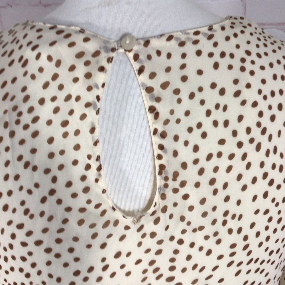 Japna Long Sleeve Polka Dot Dress - Size XS - Picture 5 of 8